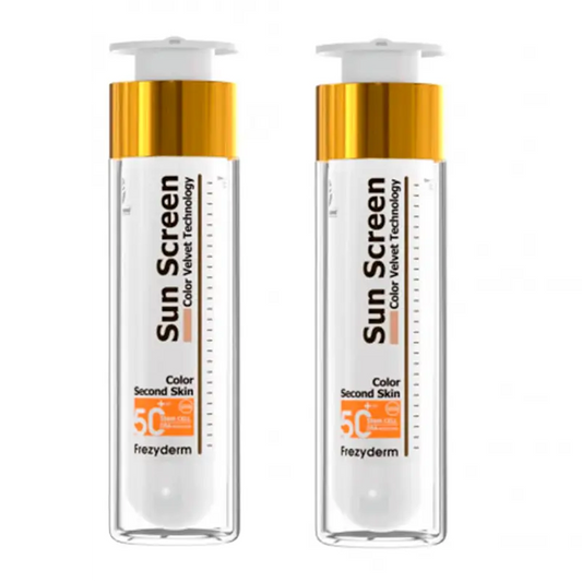 Frezyderm Schermo Solare Viso Velluto SPF50+, 2 x 50 ml