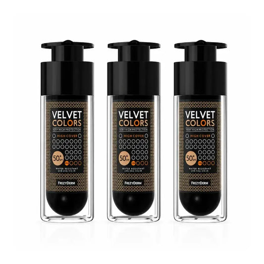 Frezyderm Velvet Colors Spf 50+ Confezione 3 x 30 Ml