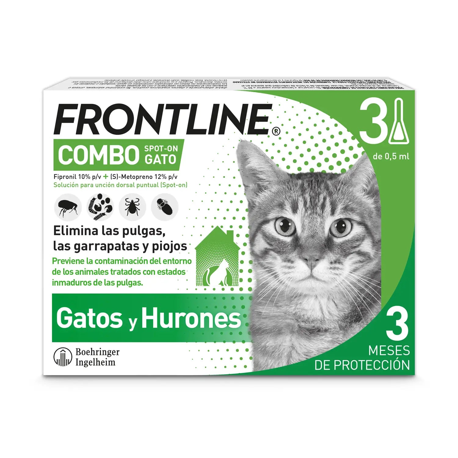 Frontline Combo Gatti e Furetti 3 Pipette x 0,5 ml