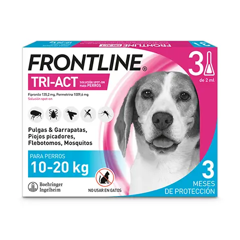 Frontline Tri-Act 10-20Kg, 3 Pipette