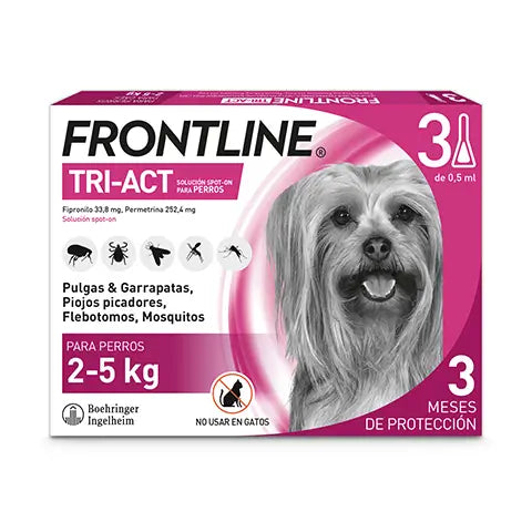 Frontline Tri-Act 2-5Kg Xs, 3 pipette