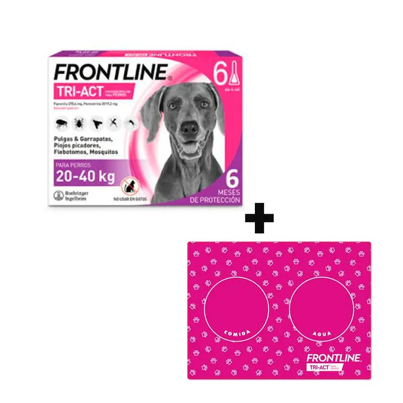 Frontline Tri-Act 20-40Kg, 6 pipette