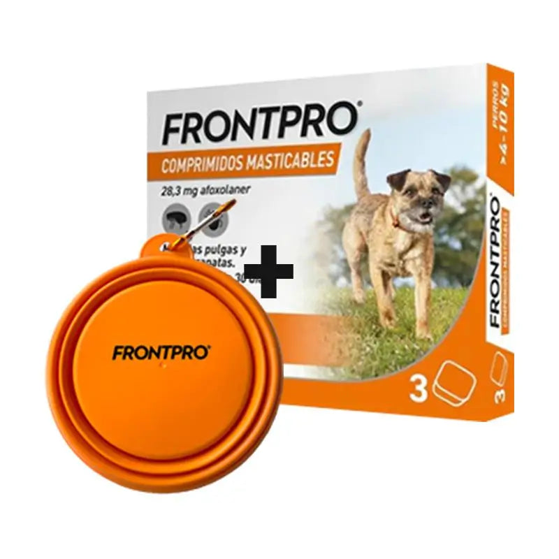 Frontpro Diserbante per cani 4-10 Kg (M), 3 compresse masticabili