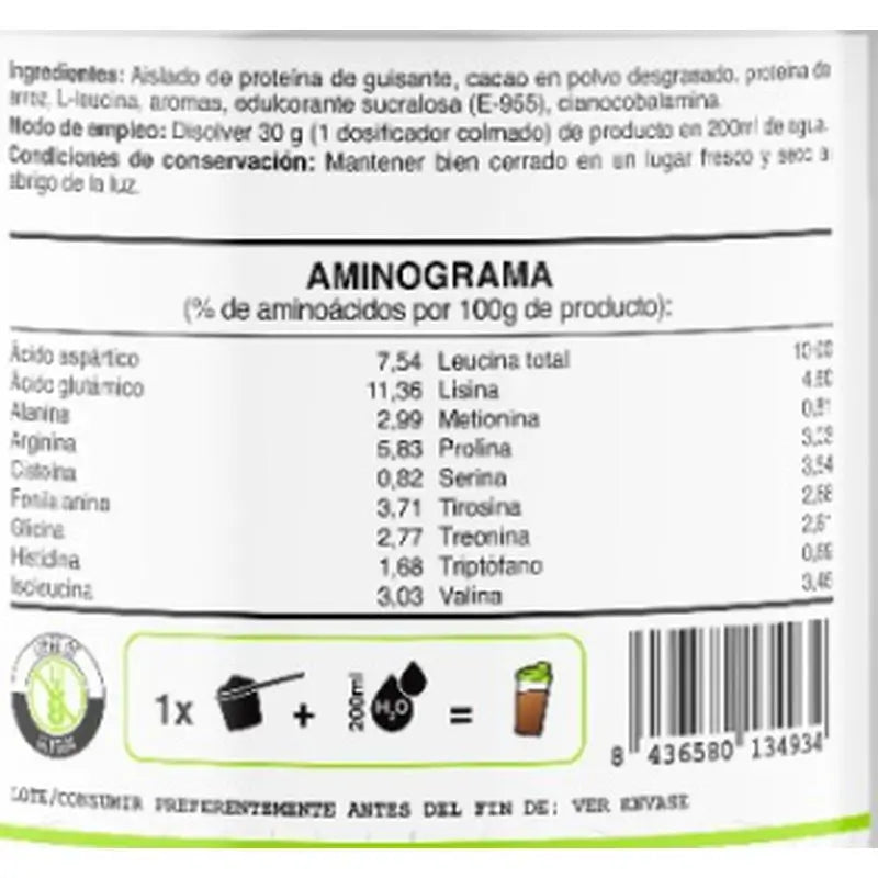 Fullgas Proteine Vegane al Cioccolato 500Gr.