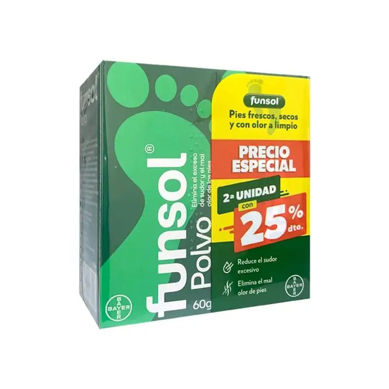 Polvere Funsol 2a unità al 25% di sconto promozionale, 60gr