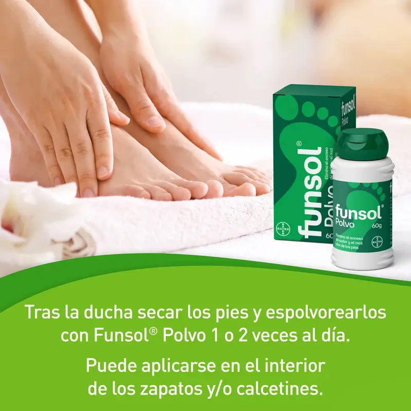 Funsol Deodorante in polvere per piedi 60 gr