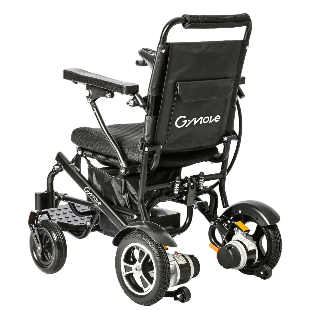 g-move a1, sedia a rotelle elettrica pieghevole, in alluminio