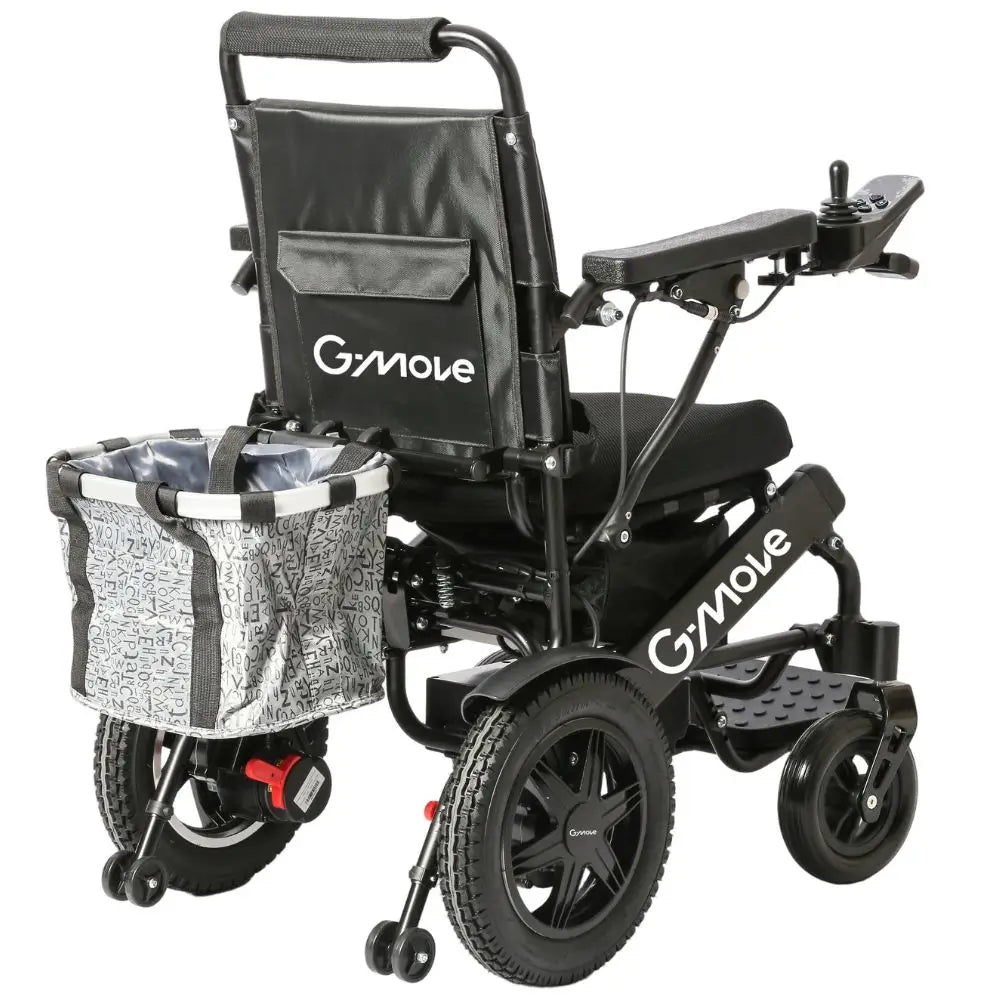 g-move a2 pro, sedia a rotelle elettrica pieghevole, in alluminio