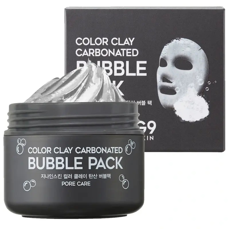 G9 Argilla colorata per la pelle confezione di bolle carbonate, 100 ml