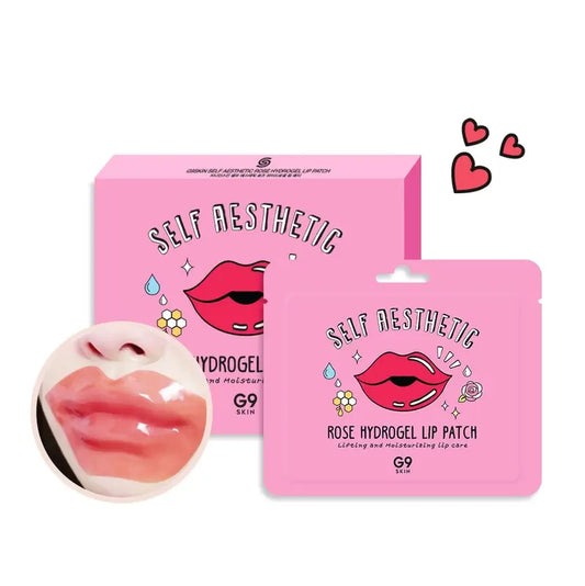 G9 Skin Self Aesthetic Rose Hydrogel Patch per le labbra, 3 g