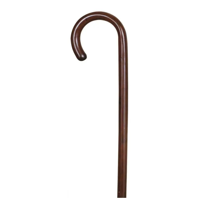Garcia 1880 Bastone da passeggio marrone castagno, liscio, con gomma