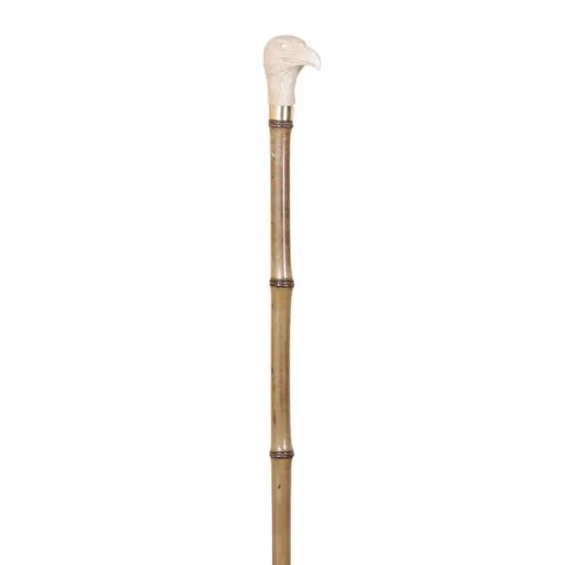 García 1880 Collezione di bastoni da passeggio Bambu Pugno d'aquila Imit.Ivory