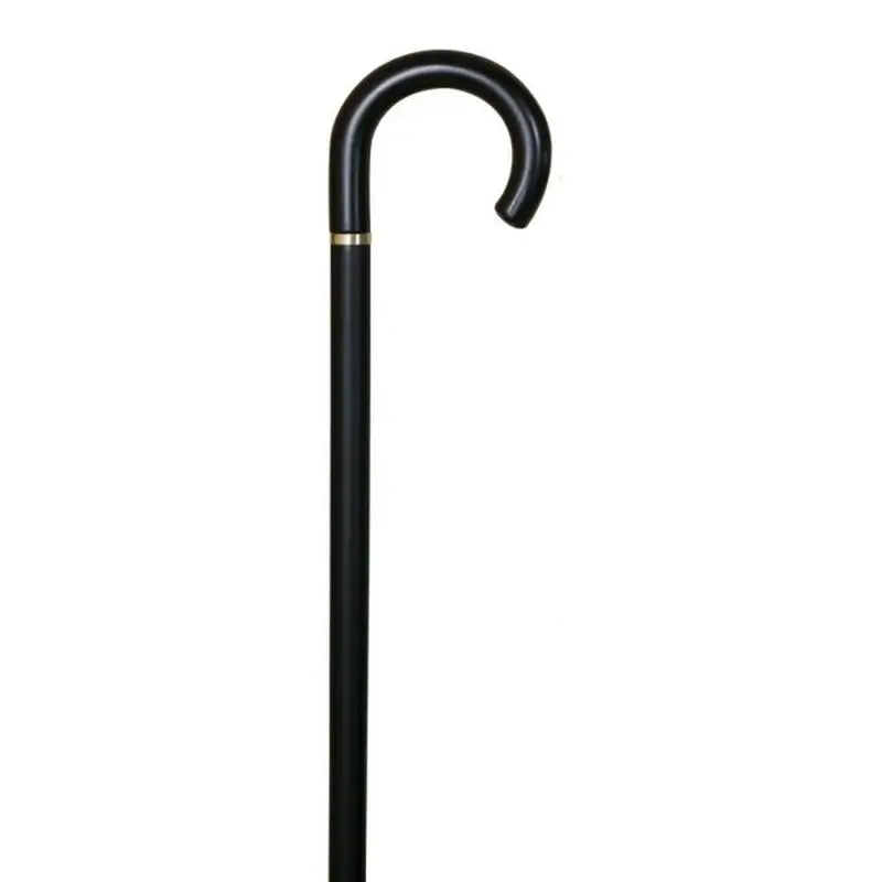 García 1880 Bastone da passeggio colore nero, con anello e gomma