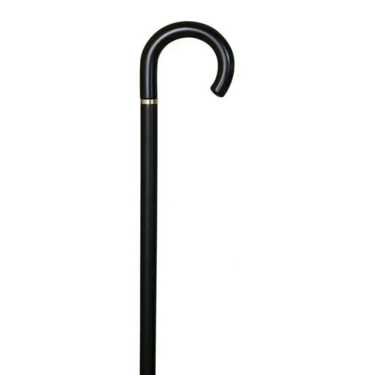 García 1880 Bastone da passeggio colore nero, con anello e gomma