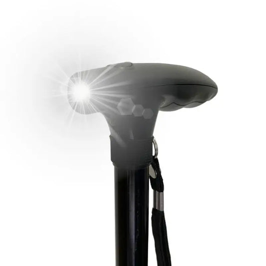 Garcia 1880 Canna pieghevole con luce con base larga