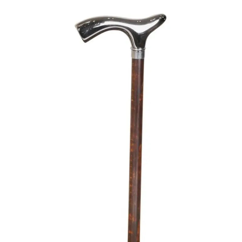Garcia 1880 Muletilla in faggio marrone manico piatto nichelato