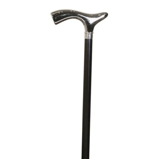 Garcia 1880 Muletilla in faggio nero manico piatto nichelato