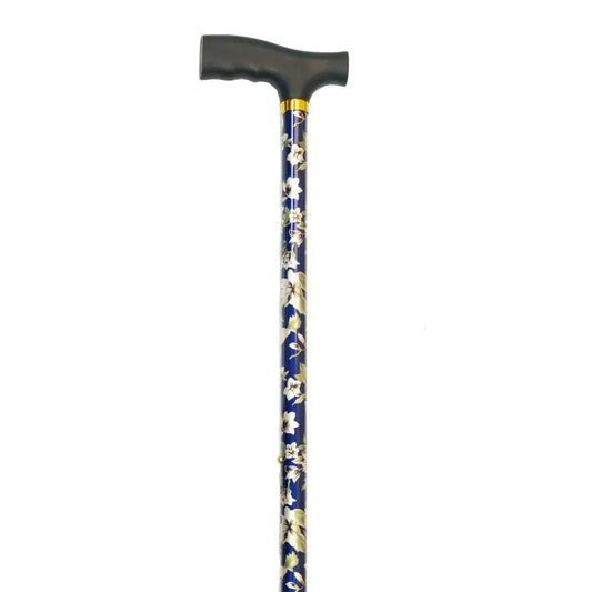 Garcia 1880 Muletilla estensibile Fiori blu Pugno di plastica