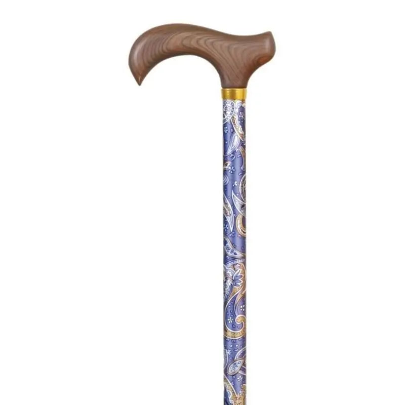 Stampella allungabile García 1880, cashmere blu, legno P
