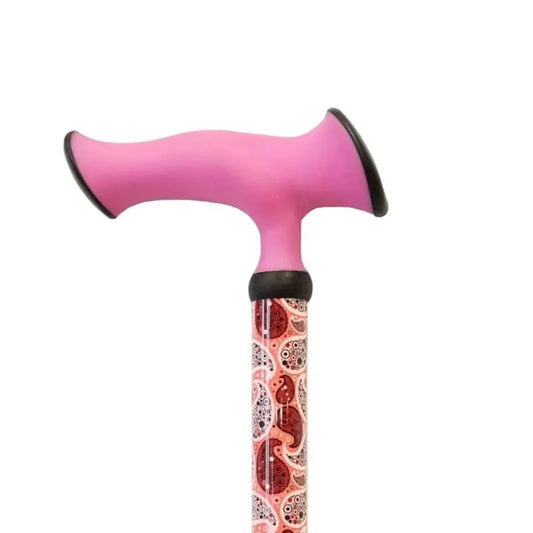 Stampella estensibile Garcia 1880, impugnatura ergonomica morbida fucsia