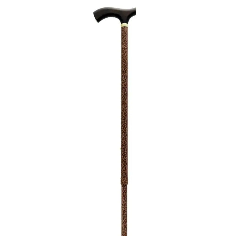 García 1880 Muletilla Estensibile Pugno in finta pelle imitazione legno