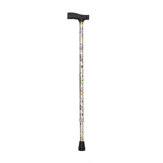 Garcia 1880 Muletilla estensibile Argento Flores Pugno di plastica