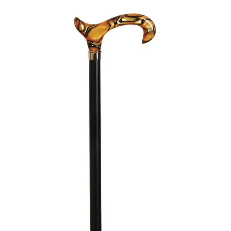 García 1880 Muletilla Faggio Nero Nero Derby Fist Metacrilato Arancione