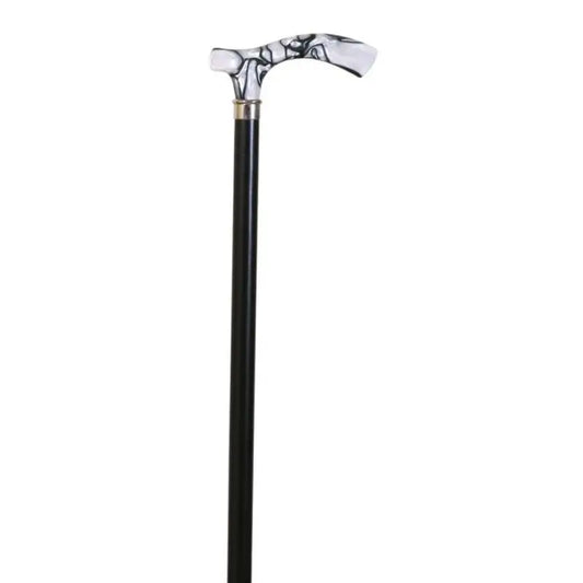 García 1880 Muletilla Faggio nero Pugno di metacrilato bianco e nero Pugno di metacrilato bianco e nero