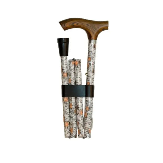 García 1880 Muletilla Plegable, Pugno di legno con fiori