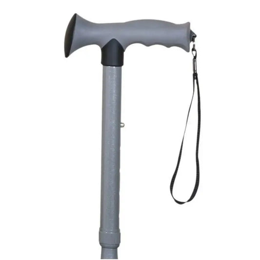 Stampella pieghevole Garcia 1880 Impugnatura ergonomica Soft Touch, grigio
