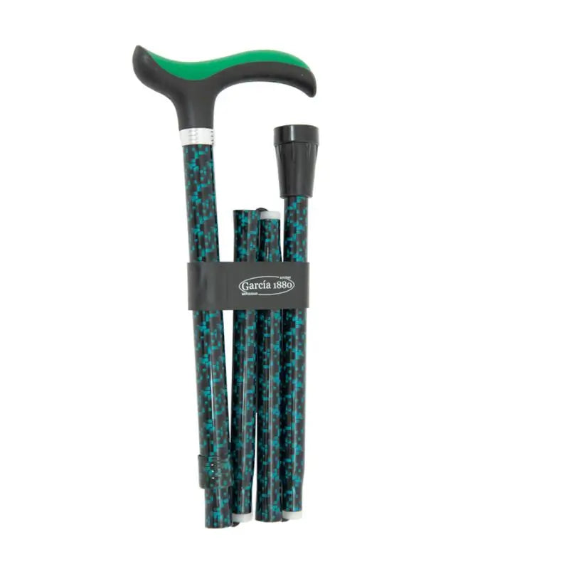 Garcia 1880 Stampella pieghevole Slim verde Soft Touch Cuff