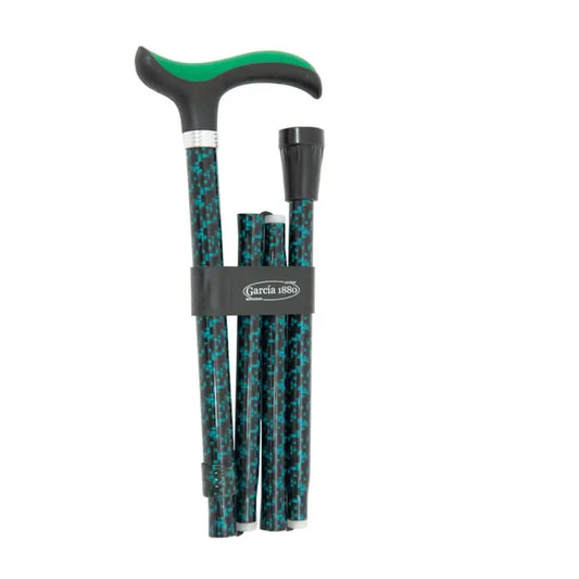 Garcia 1880 Stampella pieghevole Slim verde Soft Touch Cuff