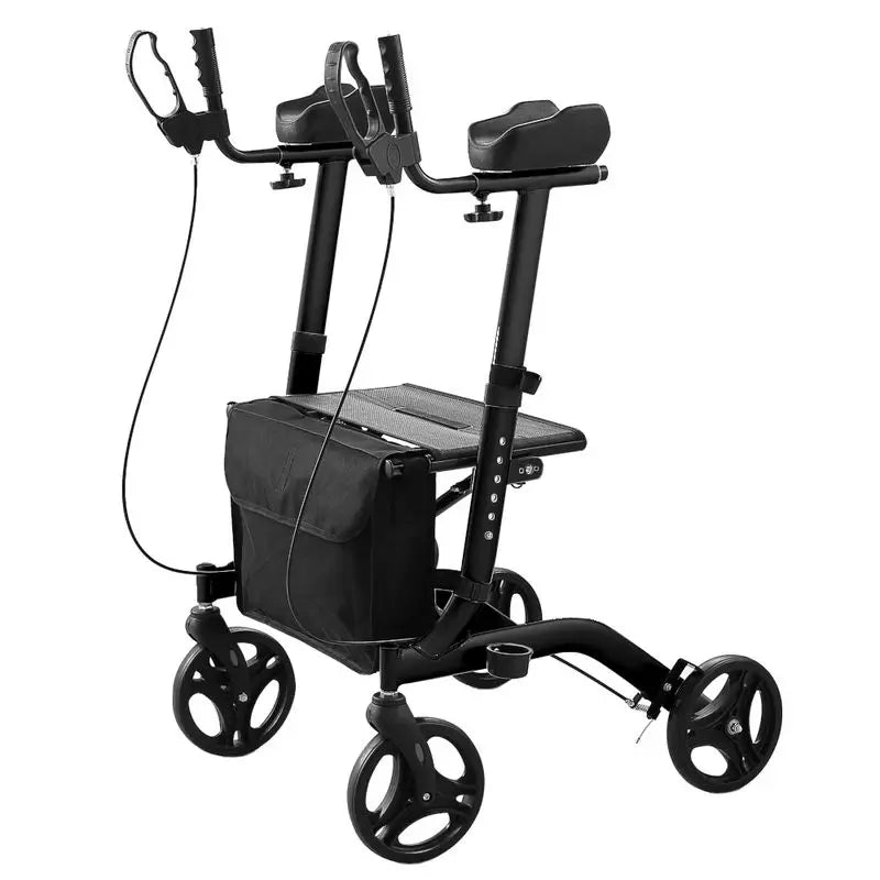 Rollator Garcia 1880 con supporto per avambraccio e freni sulle maniglie