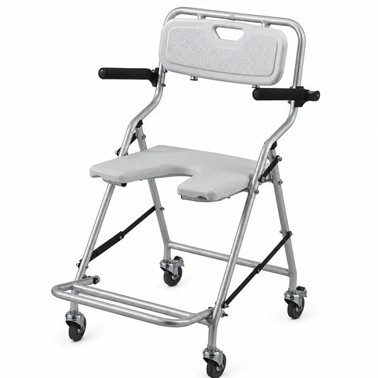 Garcia 1880 Sedia da bagno pieghevole con ruote