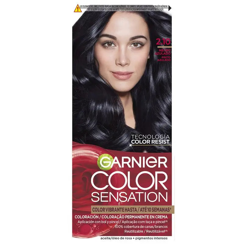 Garnier Color Sensation Crema Colore Permanente 2.1 Blu Nero
