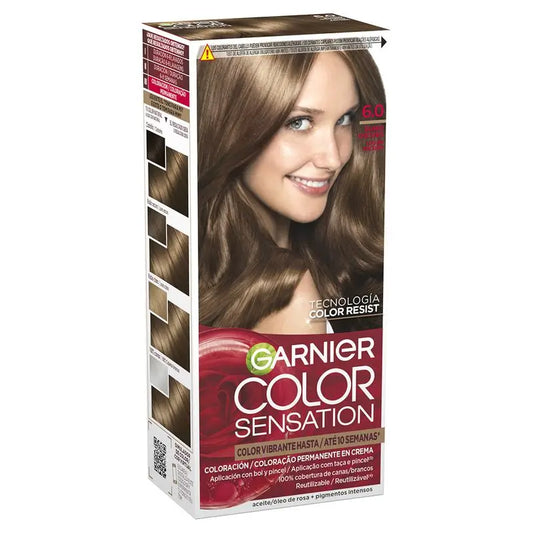 Garnier Color Sensation Crema Colore Permanente 6.0 Biondo Scuro