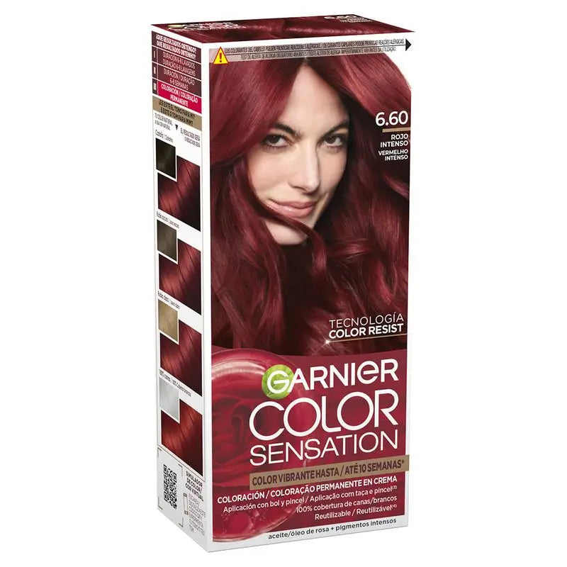 Garnier Color Sensation Crema Colore Permanente 6.60 Rosso Intenso