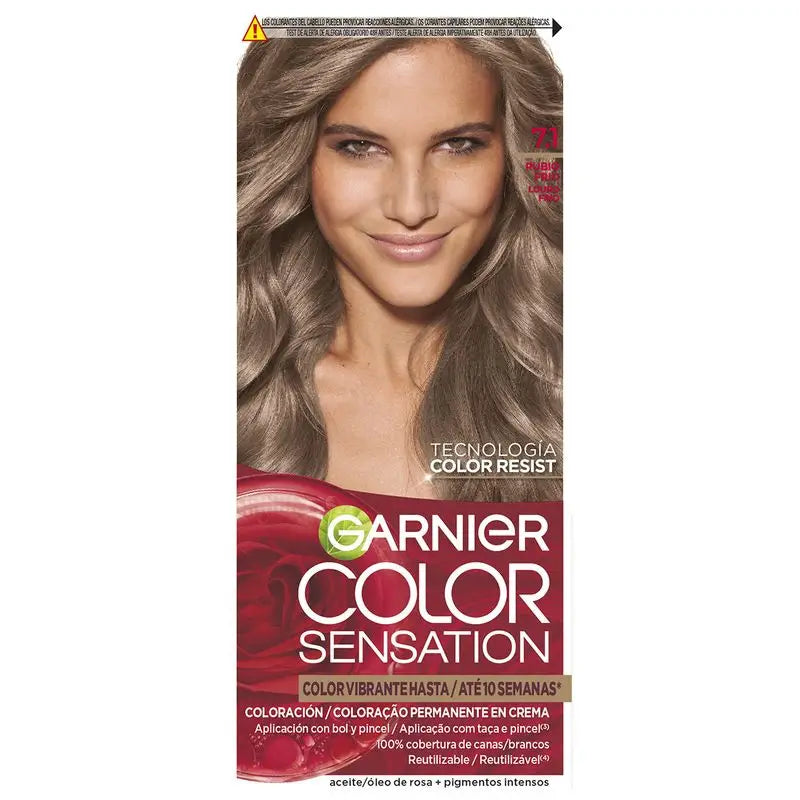 Garnier Color Sensation Crema Colore Permanente 7.1 Biondo Freddo
