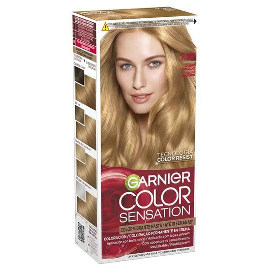 Garnier Color Sensation Crema Colore Permanente per Capelli 7.3 Biondo Dorato