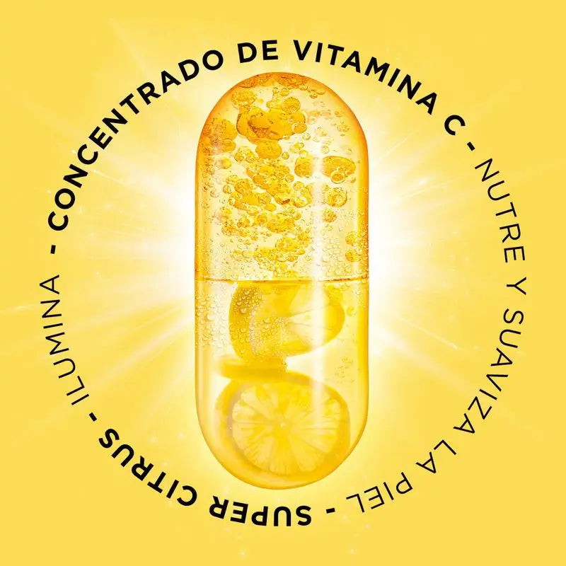 Garnier Crema Giorno Illuminante con Vitamina C, nutre, corregge le linee e aumenta la luminosità giorno dopo giorno.