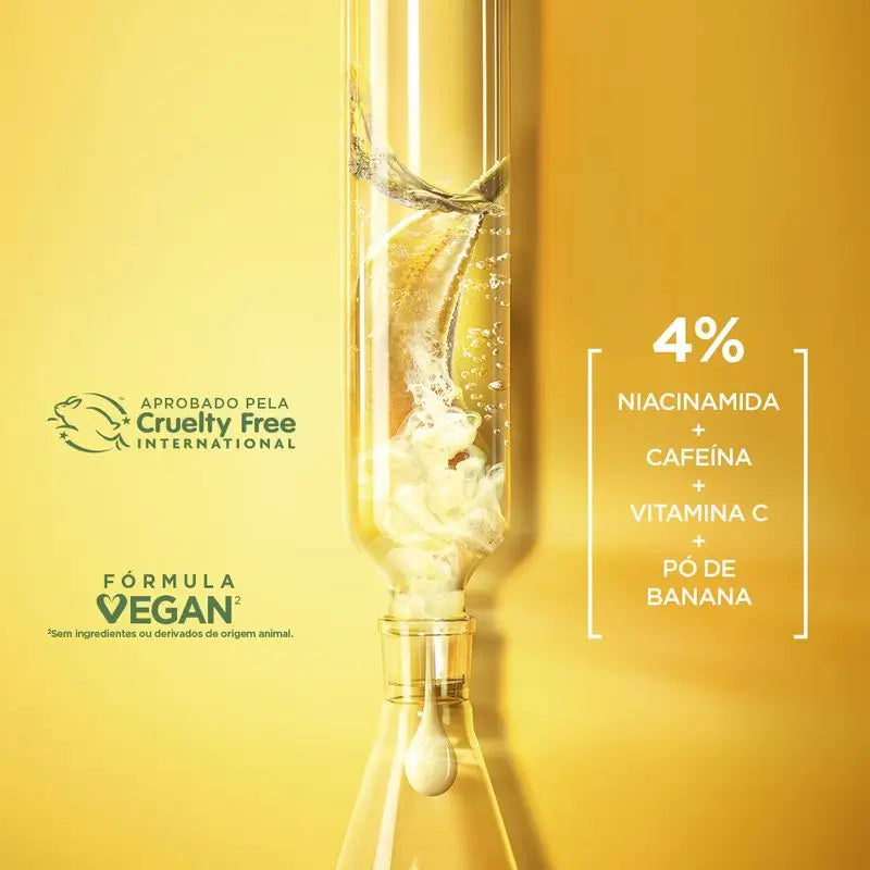 Garnier Crema Contorno Occhi Illuminante con Vitamina C + Niacinamide + Caffeina + Polvere di Banana