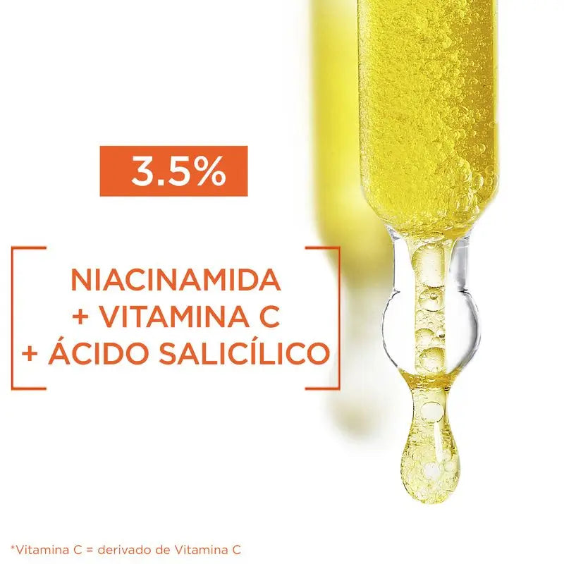 Garnier Crema Siero con Spf 25. Alta concentrazione di siero di vitamina C e protezione solare, 50ml