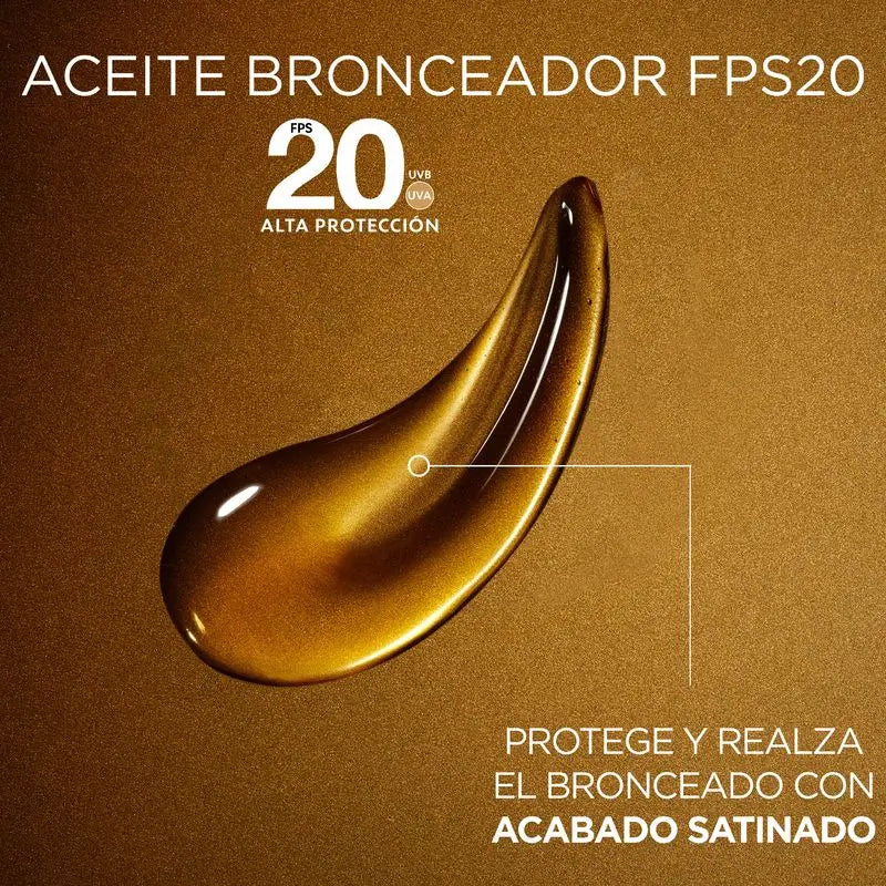Garnier Delial Olio Abbronzante Protettivo Spf 20. Abbronzatura ottimale, effetto satinato, resistente all'acqua, non appiccicoso 150ml