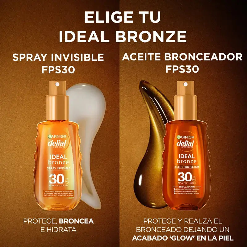 Garnier Delial Olio abbronzante protettivo Spf 30 , 150 ml