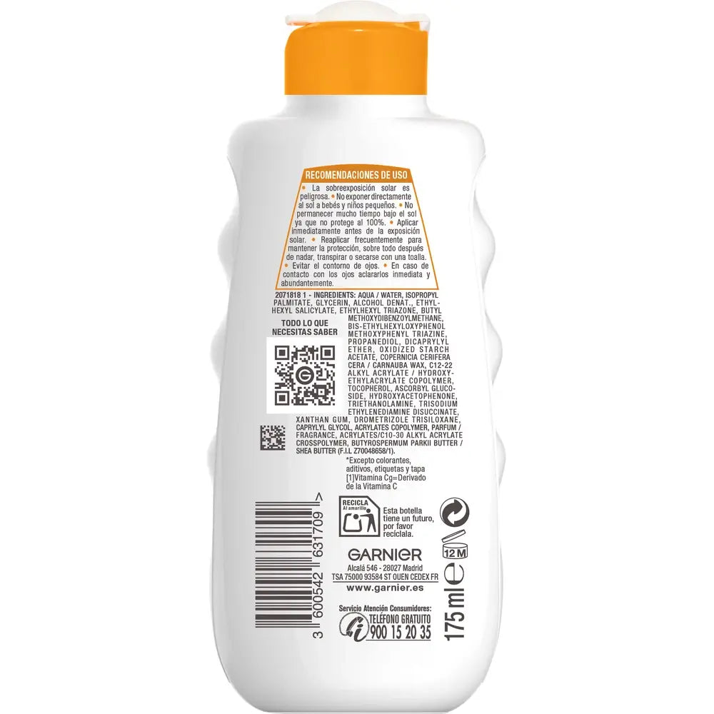 Garnier Delial Hydra Latte di protezione solare Spf50, 175 ml