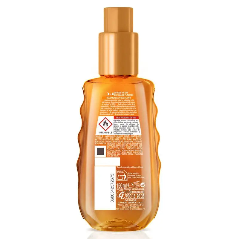 Garnier Delial Ideal Bronze Spray Bronzo Invisibile Fps30 Protettivo 150Ml