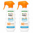 Garnier Delial Protezione Solare Bambini Spf50 Per Pelli Leggere e Sensibili. Pediatrico, 270Ml , confezione da 2