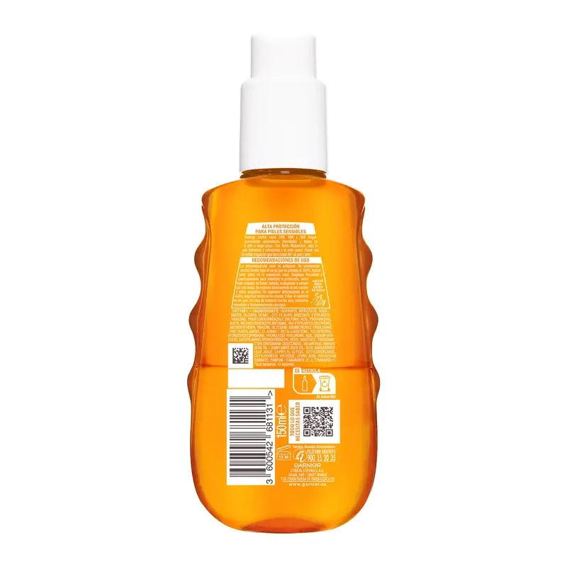 Garnier Delial Delial Sensitive Advanced Acqua idratante solare Spf 30, 150ml