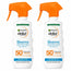 Garnier Delial Sensitive Advanced Ip50+ Spray protettivo solare per pelli chiare, sensibili e intolleranti al sole, 270ml , confezione da 2