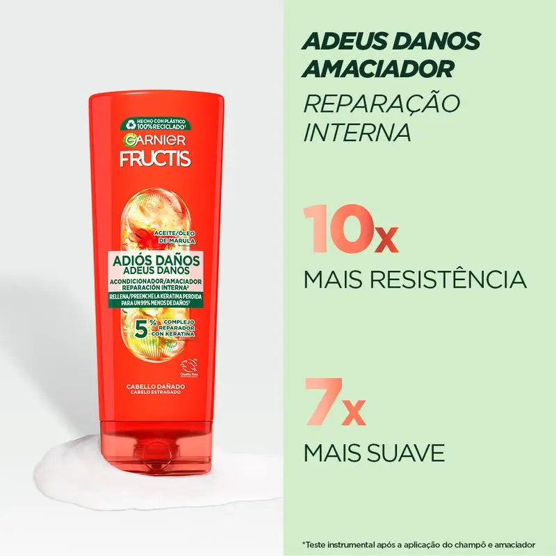 Garnier Fructis Balsamo Addio Danni con Olio di Marula per Capelli Danneggiati 250Ml